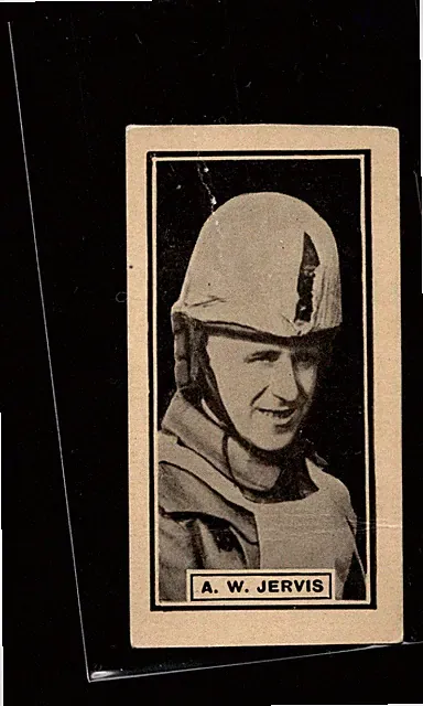 1930 Speedway Stars A.W. Jervis #5 White City Manchester MID GRADE CYCLE RACING
