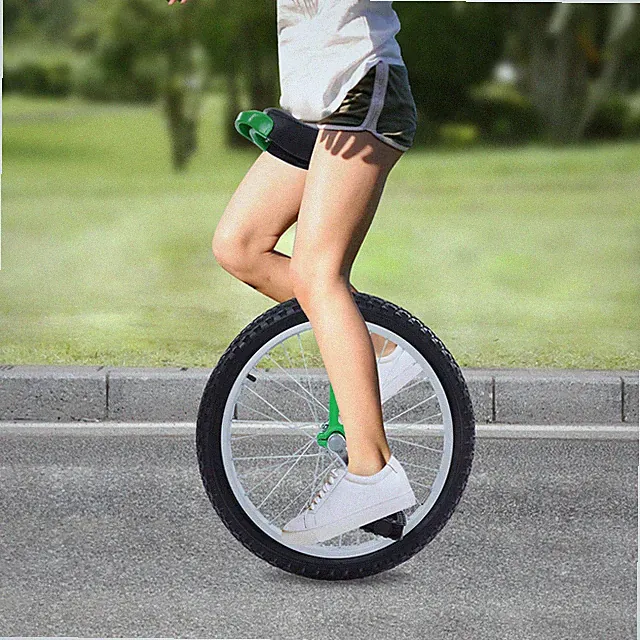 20 Inch Wheel Outdoor Unicycle Height Adjustable Sport Fitness Exercise Unicycle