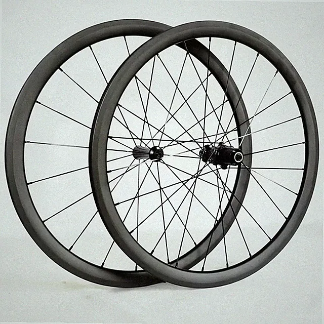 24 Inch Carbon Kids Bicycle Wheels Boost 30*30mm Rim Tubeless Center Lock