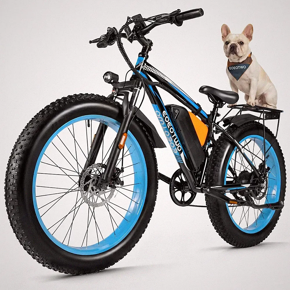 1500W Electric Bike for Adults 30MPH 70Mile 26"Fat Tire Mountain Bicycle