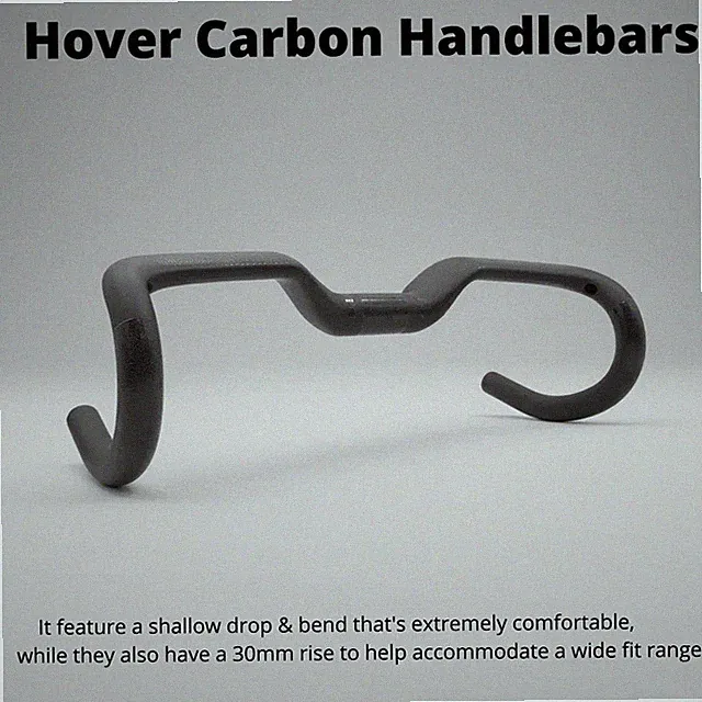 Carbon Integrated Gravel Handlebar Internal Cable Routing 400/420/440mm Width