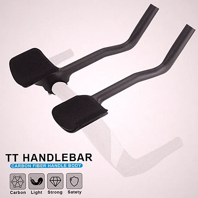 Carbon Road Bike TT Handlebars Triathlon Bicycle Racing Rest Bar Angle 40°/50°