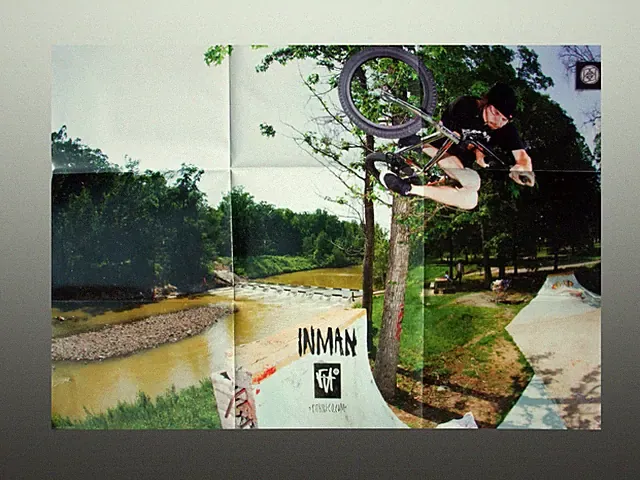 Collectable BMX Fit Bicycle Poster, Justin Inman 20" x 30" printed both sides