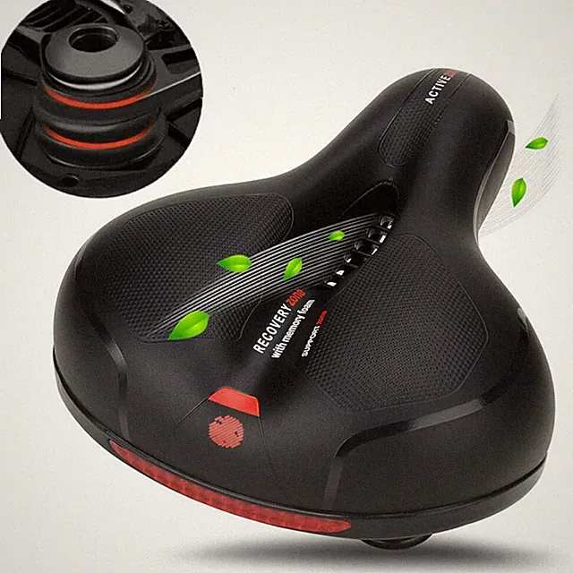 Comfort Wide Big Bum Soft Gel Bike Saddles Bicycle Seat Cycling Air Cushion Pad