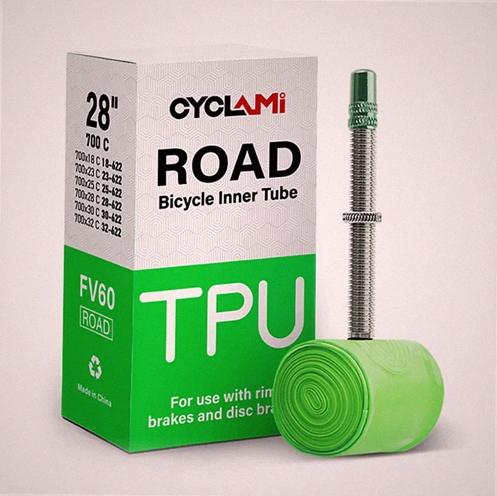 CYCLAMI Ultralight Bike TPU Inner Tube 700C,700 X 18 23 25 28 30 32 Road Bicycle