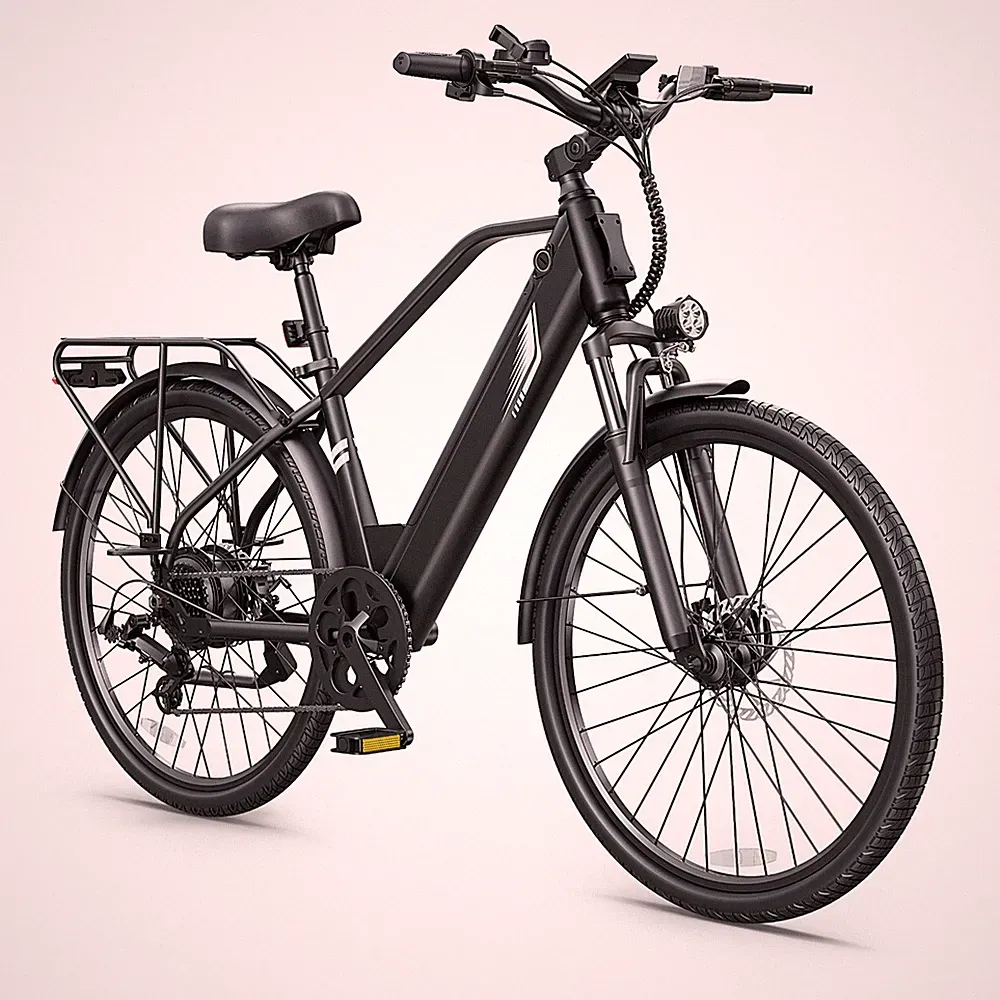 Electric Bike For Adults, 500W Motor 26" Electric commuting bicycle, 48V 10.4Ah
