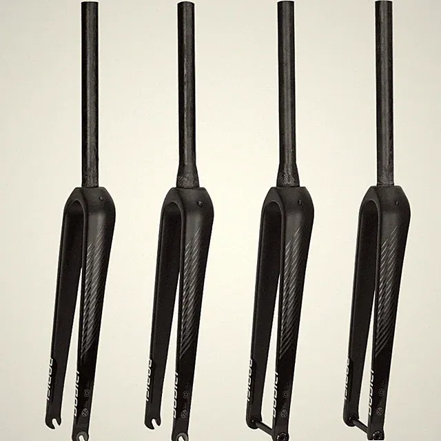 Gravel Fork Straight / Tapered Tube Carbon Road Bicycle Front Fork 700C*55C