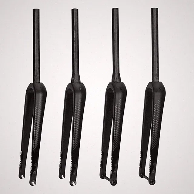 Gravel Rigid Fork Straight / Tapered Tube Carbon Road Bike Front Fork 700C*55C