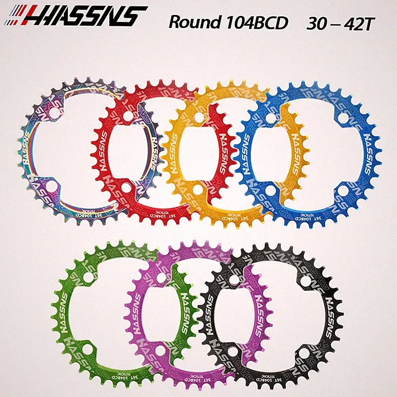 MTB Oval Chainring 104BCD 30T-42T Mountain Bike Bicycle Sprocket Crank