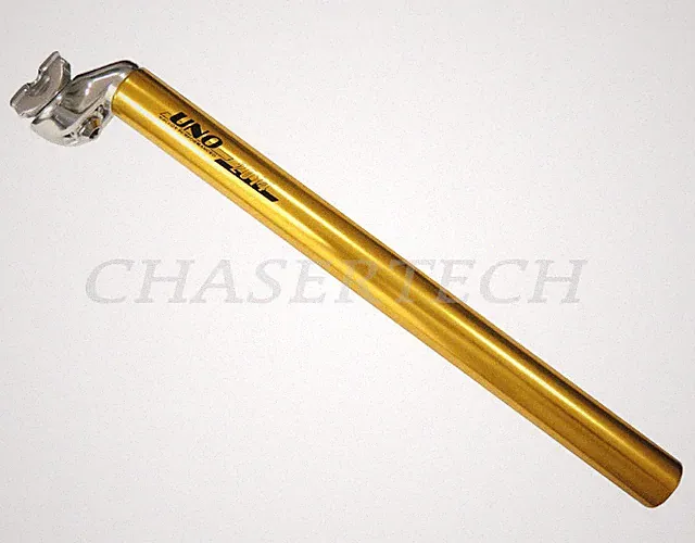 New Uno MTB Cruiser Bicycle Bike Alloy Seat Post 30.4 350mm Offset 30mm Gold