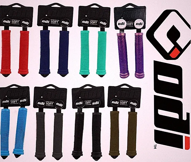 ODI X- Longneck Flangless Bike Grips 160mm Limited Edition Soft Pro Compound BMX